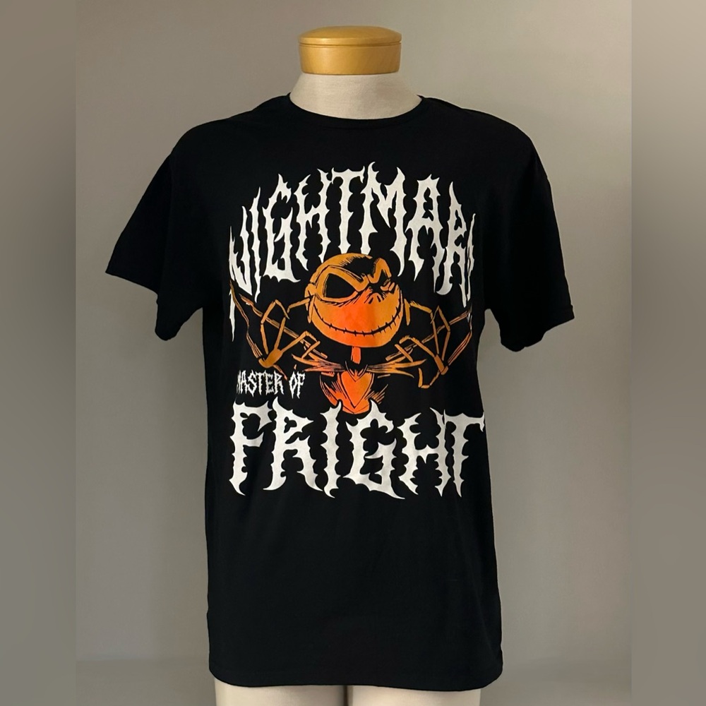 Nightmare Before Christmas Jack Skellington Black Graphic T-Shirt